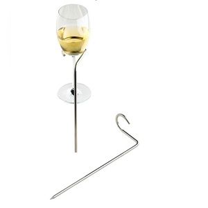 Crate & Barrel pair of steady sticks wine glass holders